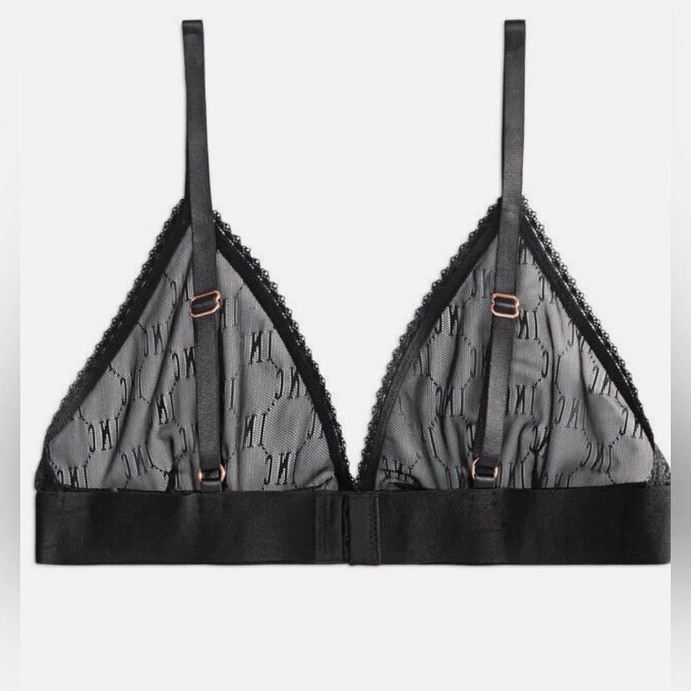 I.N.C. International Concepts Women's Monogram Bralette Sheer Bralette - Picture 3 of 4